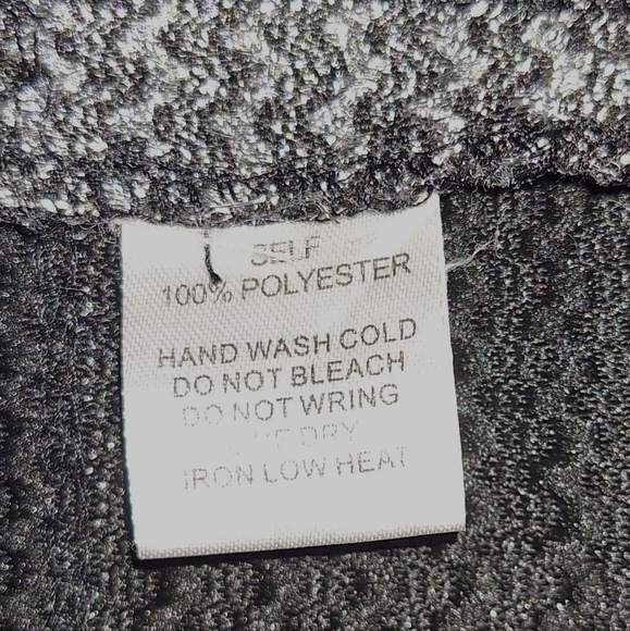 Ginger G metallic sparkle pleated mini skirt sz small *D - Picture 6 of 9